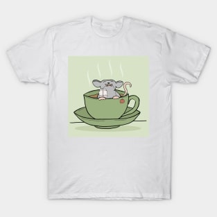 Cute Mouse in a Cup of Tea T-Shirt